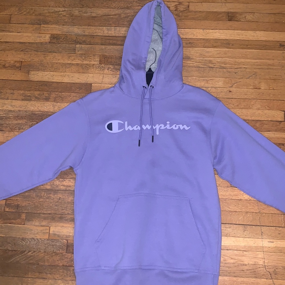 Purple champion hoodie